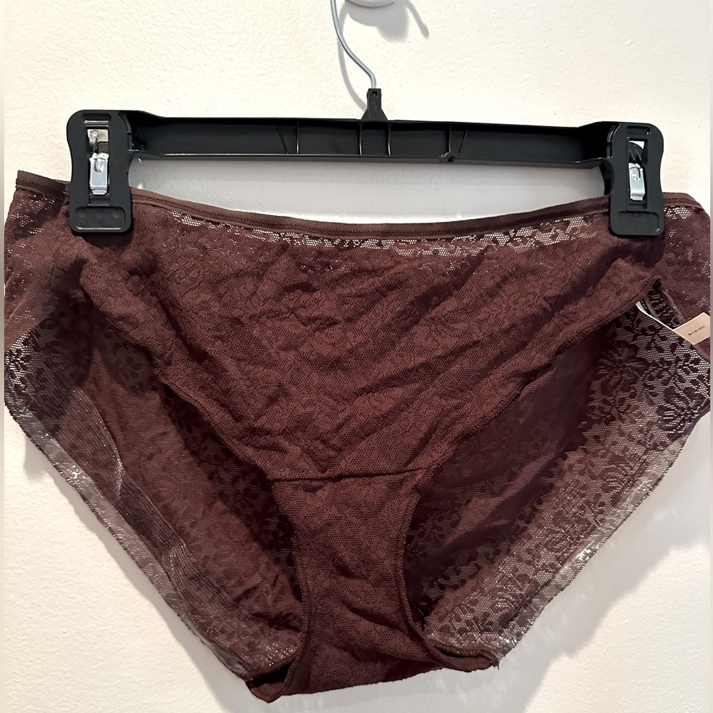 Soma Women’s Vanishing Edge Lace Hipster Panty, New with Tags, Size XL